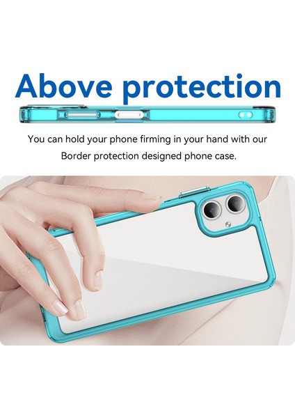 Samsung Galaxy A06 5g Kılıf, Şeffaf Tasarımlı Darbeye Dayanıklı Telefon Kılıfı, Tampon Hibrit Şeffaf Kapak Samsung Galaxy A06 5g (Yurt Dışından) modelleri
