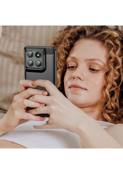 Motorola Moto Edge 60 Pro Telefon Kılıfı, Fırçalanmış Karbon Fiber Dokulu Esnek Tpu Tampon, Darbe Emici Koruyucu Kılıf Motorola Moto Edge 60 Pro (Yurt Dışından) fırsatları
