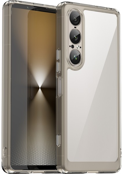 Sony Xperia 1 Vıı Kılıf, Şeffaf Tasarımlı Darbeye Dayanıklı Telefon Kılıfı, Tampon Hibrit Şeffaf Kapak Sony Xperia 1 Vıı (Yurt Dışından)