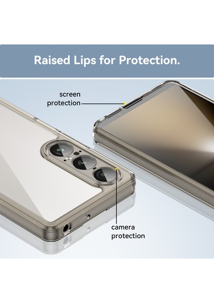 Sony Xperia 1 Vıı Kılıf, Şeffaf Tasarımlı Darbeye Dayanıklı Telefon Kılıfı, Tampon Hibrit Şeffaf Kapak Sony Xperia 1 Vıı (Yurt Dışından) modelleri