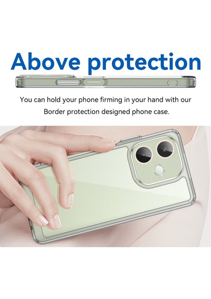 Oppo A5 Pro 5g Kılıf, Şeffaf Tasarımlı Darbeye Dayanıklı Telefon Kılıfı, Tampon Hibrit Şeffaf Kapak Oppo A5 Pro 5g (Yurt Dışından) modelleri