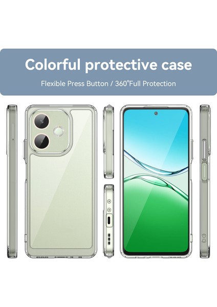 Oppo A5 Pro 5g Kılıf, Şeffaf Tasarımlı Darbeye Dayanıklı Telefon Kılıfı, Tampon Hibrit Şeffaf Kapak Oppo A5 Pro 5g (Yurt Dışından) indirimleri