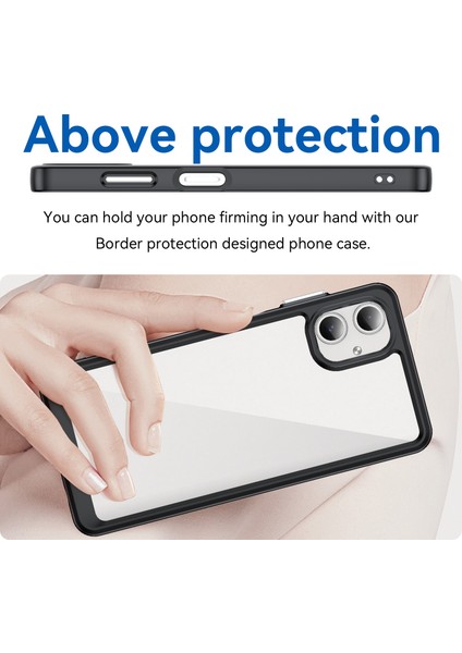 Samsung Galaxy A06 5g Kılıf, Şeffaf Tasarımlı Darbeye Dayanıklı Telefon Kılıfı, Tampon Hibrit Şeffaf Kapak Samsung Galaxy A06 5g (Yurt Dışından) fırsatları