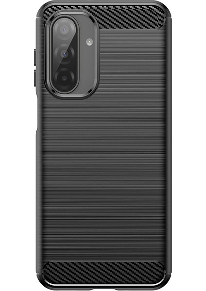 Samsung Galaxy A17 Telefon Kılıfı, Fırçalanmış Karbon Fiber Dokulu Esnek Tpu Tampon, Darbe Emici Koruyucu Kılıf Samsung Galaxy A17 (Yurt Dışından)