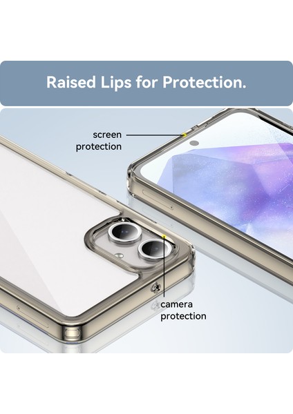 Samsung Galaxy A06 5g Kılıf, Şeffaf Tasarımlı Darbeye Dayanıklı Telefon Kılıfı, Tampon Hibrit Şeffaf Kapak Samsung Galaxy A06 5g (Yurt Dışından) indirimleri