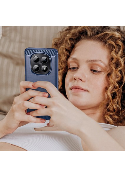 Xiaomi Redmi Note 15 Pro 5g Telefon Kılıfı, Fırçalanmış Karbon Fiber Dokulu Esnek Tpu Tampon, Darbe Emici Koruyucu Kılıf Xiaomi Redmi Note 15 Pro 5g (Yurt Dışından) modelleri