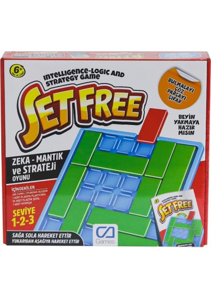 620 CAPLS-5264 Setfree Zeka, Mantık ve Strateji Oyunu -Cagames
