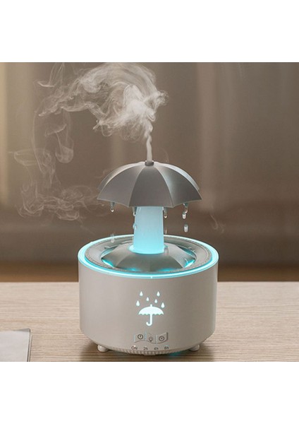 Şemsiye Hava Nemlendirici Yağmur Damlası Buhar Makinesi LED Işıklı Aroma Uçucu Yağ Difüzörü fiyatları