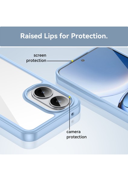 Xiaomi Poco F7 Kılıf, Şeffaf Tasarımlı Darbeye Dayanıklı Telefon Kılıfı, Tampon Hibrit Şeffaf Kapak Xiaomi Poco F7 (Yurt Dışından) indirimleri