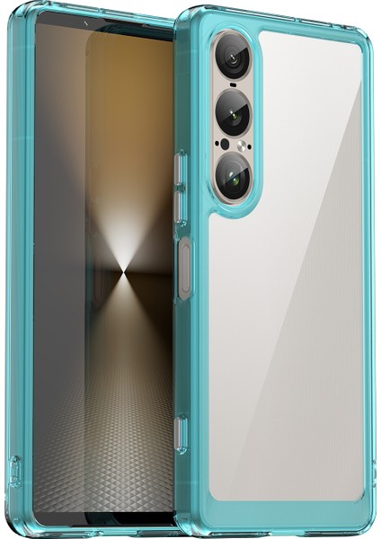 Sony Xperia 1 Vıı Kılıf, Şeffaf Tasarımlı Darbeye Dayanıklı Telefon Kılıfı, Tampon Hibrit Şeffaf Kapak Sony Xperia 1 Vıı (Yurt Dışından)