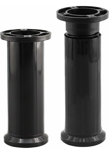 Ayarlanabilir 1 Adet 15 cm Siyah Plastik Ayak Dolap Mobilya Tezgah Yükseltici Yükseltme Ayağ