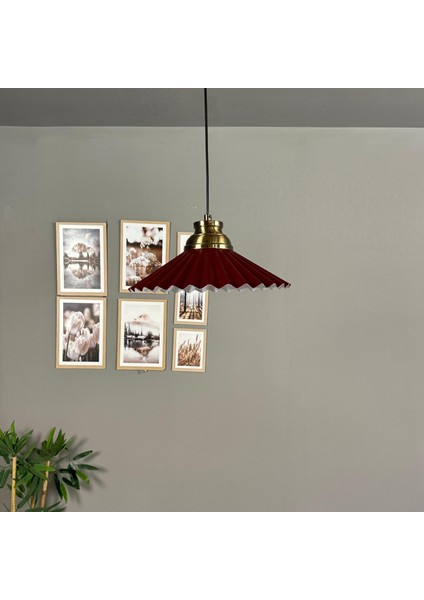 Avilla Vişne Çürüğü Tekli Metal Avize Kum Saati Başlık Cafe Mutfak Modern Sarkıt Aydınlatma indirimleri