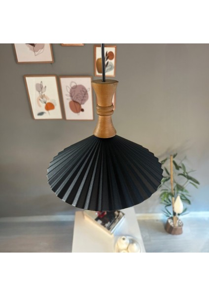 Avilla Siyah Metal Avize Tekli Uzun Piyon Kafa Rustik Cafe Mutfak Modern Dekoratif Sarkıt Aydınlatma indirimleri