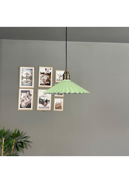 Avilla Mint Metal Tekli Avize Lale Başlık Rustik Mutfak Modern Sarkıt Aydınlatma indirimleri