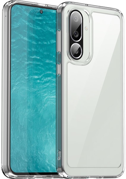 Samsung Galaxy M56 5g Kılıf, Şeffaf Tasarımlı Darbeye Dayanıklı Telefon Kılıfı, Tampon Hibrit Şeffaf Kapak Samsung Galaxy M56 5g (Yurt Dışından)