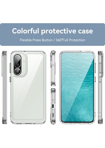 Samsung Galaxy M56 5g Kılıf, Şeffaf Tasarımlı Darbeye Dayanıklı Telefon Kılıfı, Tampon Hibrit Şeffaf Kapak Samsung Galaxy M56 5g (Yurt Dışından) modelleri