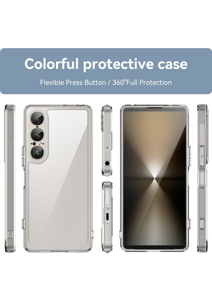Sony Xperia 1 Vıı Kılıf, Şeffaf Tasarımlı Darbeye Dayanıklı Telefon Kılıfı, Tampon Hibrit Şeffaf Kapak Sony Xperia 1 Vıı (Yurt Dışından) indirimleri