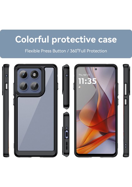 Motorola Moto Edge 60 Pro Kılıf, Şeffaf Tasarımlı Darbeye Dayanıklı Telefon Kılıfı, Tampon Hibrit Şeffaf Kapak Motorola Moto Edge 60 Pro (Yurt Dışından) modelleri