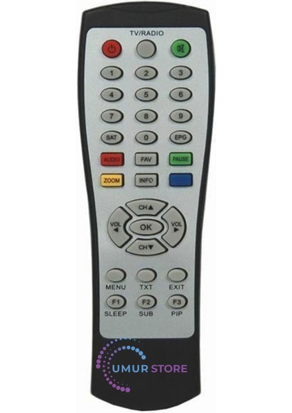 6600 Fta - Microbox Fta Uydu Alıcı Kumandası fiyatları