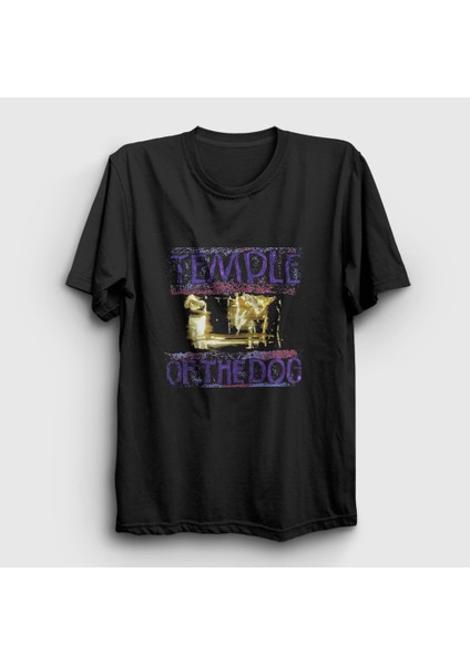 Unisex Siyah Album Temple Of The Dog T-Shirt