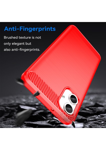 Samsung Galaxy A06 5g Telefon Kılıfı, Fırçalanmış Karbon Fiber Dokulu Esnek Tpu Tampon, Darbe Emici Koruyucu Kılıf Samsung Galaxy A06 5g (Yurt Dışından) modelleri