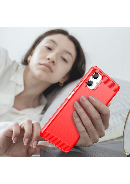 Samsung Galaxy A06 5g Telefon Kılıfı, Fırçalanmış Karbon Fiber Dokulu Esnek Tpu Tampon, Darbe Emici Koruyucu Kılıf Samsung Galaxy A06 5g (Yurt Dışından) fırsatları