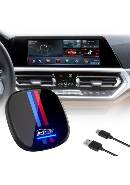 Bmw Mmb Max Multimedya Android Video Box 4+64GB Sım Destekli 2018-2023 Uyumlu