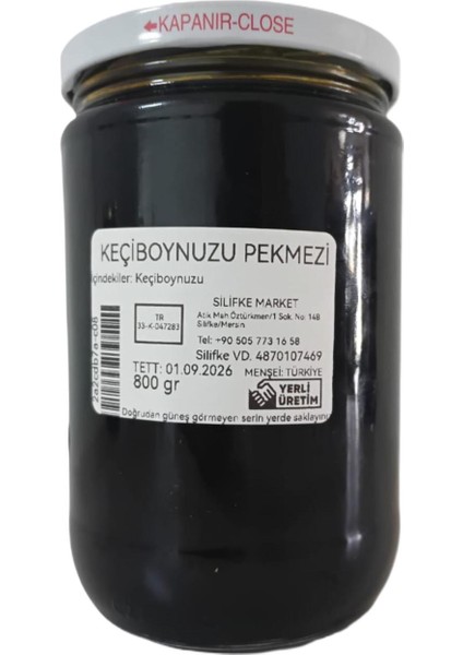Keçiboynuzu Pekmezi 800 gr fiyatları