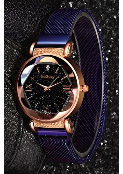 Kadın Kol Saati Mor Hasır Çelik Kordon Rose Gold Kasa 36 mm Suya Dayanıklı Değil indirimleri