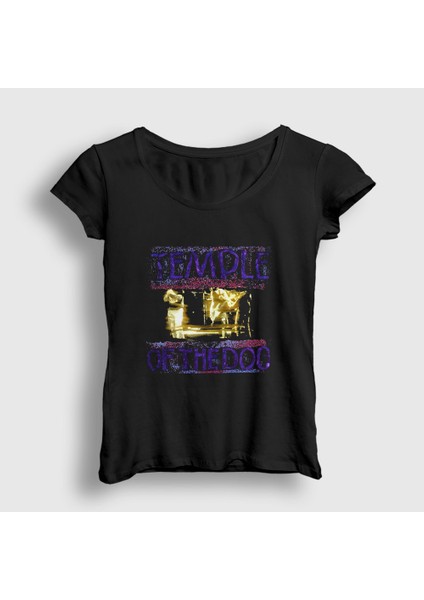 Kadın Siyah Album Temple Of The Dog T-Shirt