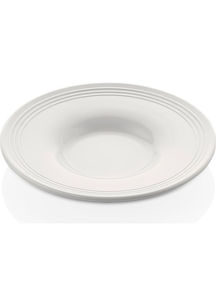 1521.CW - Drinkware 6'lı Krem Beyaz Çay Bardak Altlığı 11,5 cm, Thermoset Melamin