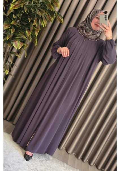 Kadın Tesettür Giyim Büyük Beden Endonezya Krebi Robalı Ferace