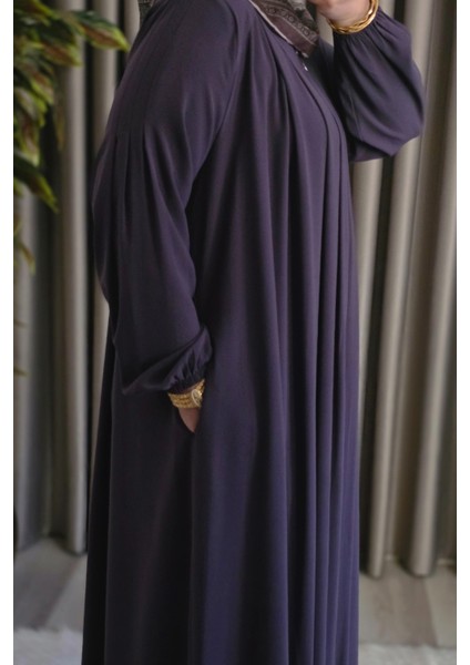 Kadın Tesettür Giyim Büyük Beden Endonezya Krebi Robalı Ferace indirimleri