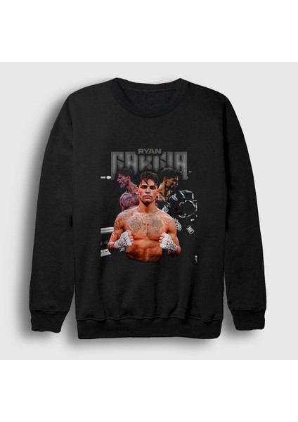 Unisex Siyah Boks Boxing Ryan Gracia Sweatshirt
