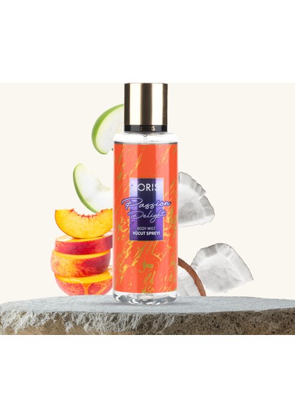 Passion Delight Vücut Spreyi Ferahlatıcı Koku 250 ml Unisex Kullanıma Uygun