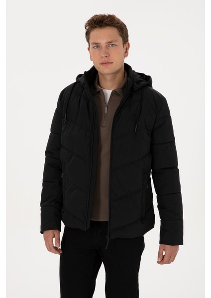 Erkek Siyah Mont 50310243-VR046 modelleri