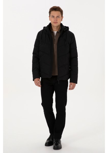 Erkek Siyah Mont 50310243-VR046 fırsatları