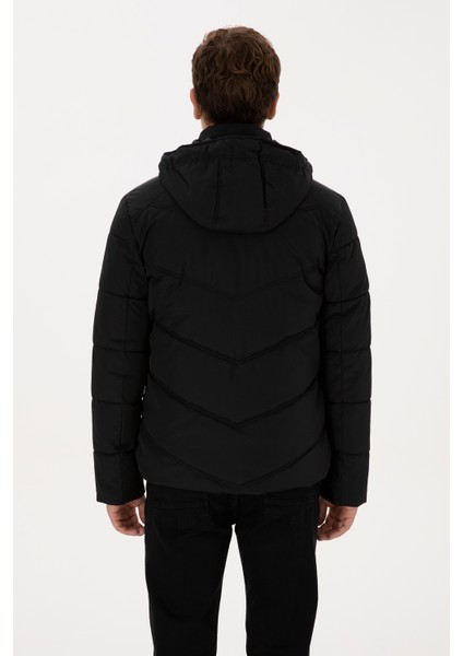 Erkek Siyah Mont 50310243-VR046 indirimleri