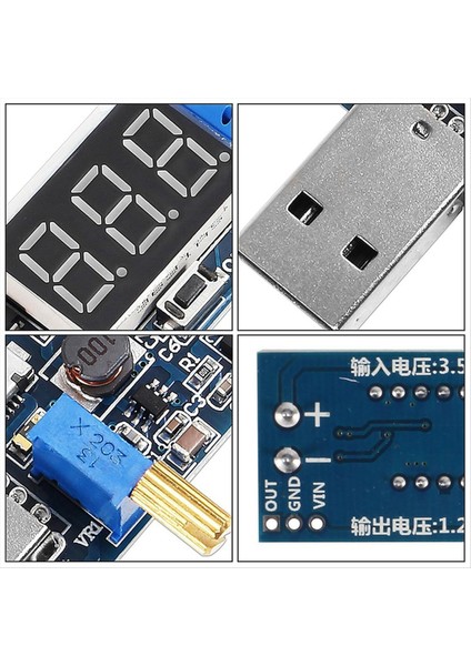 6pcs USB Buck Boost Dönüştürücü 3.5V-12V-1.2V-24V Dc-Dc Adım Yukarı Adım Güç Kaynağı Modülü Voltaj Regülatörü (Yurt Dışından) fırsatları