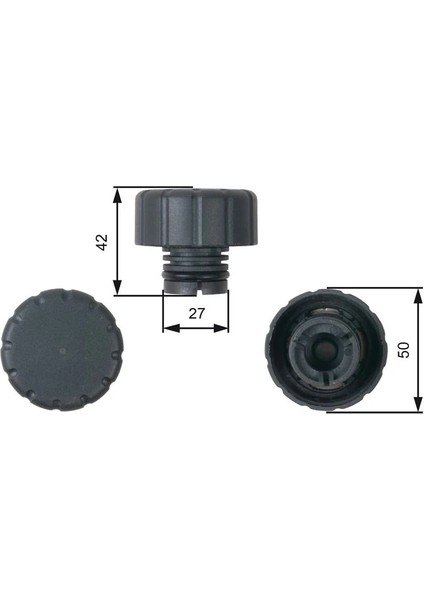 RADYATOR YEDEK SU DEPO KAPAGI MERCEDES W168 W169 W245 W414 A1685010115