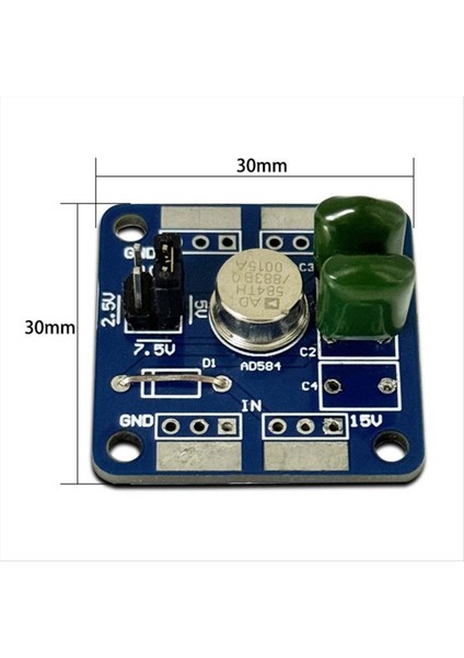 Hassasiyetli AD584 Voltaj Referans Modülü 2.5V/5V/7.5V/10V Dört Hassas Voltaj Çıkışları Çok Fonksiyonlu Modül (Yurt Dışından) indirimleri