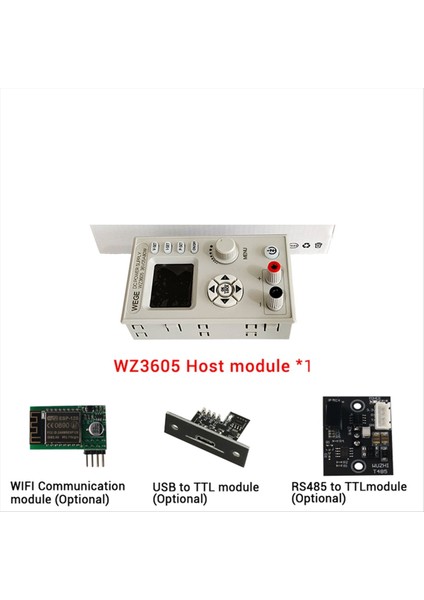 WZ3605 Sırt Akışı Önleyici Ayarlanabilir Dijital Kontrol Dc Güç Kaynağı Buck-Boost Şarj Modülü Sabit Voltaj 36V (B) (Yurt Dışından) fırsatları