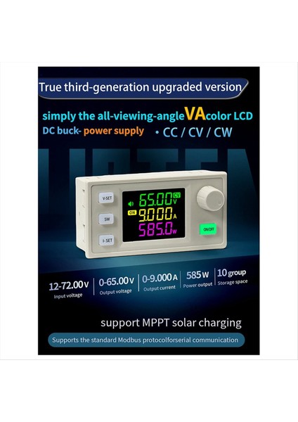 Yeni XY6509X Cnc Ayarlanabilir Dc Güç Kaynağı Sabit Voltaj Sabit Akım Bakımı 65V 9A 585W Adım Down Modül (Yurt Dışından) modelleri