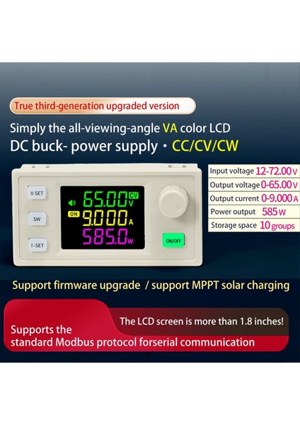 Yeni XY6509X Cnc Ayarlanabilir Dc Güç Kaynağı Sabit Voltaj Sabit Akım Bakımı 65V 9A 585W Adım Down Modül (Yurt Dışından) fırsatları