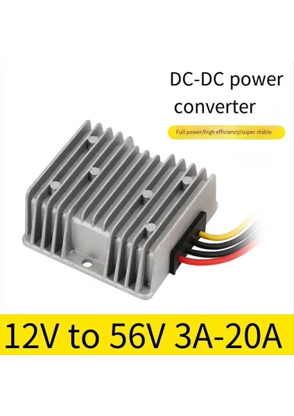 12V Ila 56V 3A Dc Güç Dönüştürücüsü Cv/cc Adım Up Güç Adaptörü Gen 3 Yönlendirici Için Şarj Edilebilir (Yurt Dışından) indirimleri