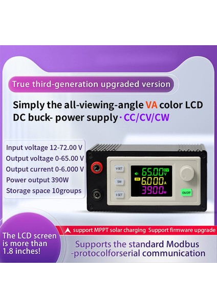 Yeni Cnc Ayarlanabilir Dc Düzenlenmiş Güç Kaynağı Sabit Voltajı ve Akım Düzeni Modülü XY6506X (65V 6A 390W) (Yurt Dışından) indirimleri