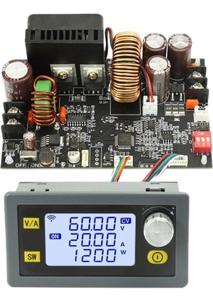 1200W Dc Cnc Antihipertansif Dönüştürücü 6-70V Ayarlanabilir Güç Kaynağı Giriş Sabit Voltaj Güneş Şarj Modülü (Yurt Dışından)
