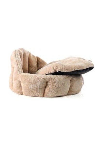 Peluş Kedi ve Köpek Yatak Yumuşak Koltuk Kumaşı ile 50x50x35 cm Konforlu Tasarım indirimleri