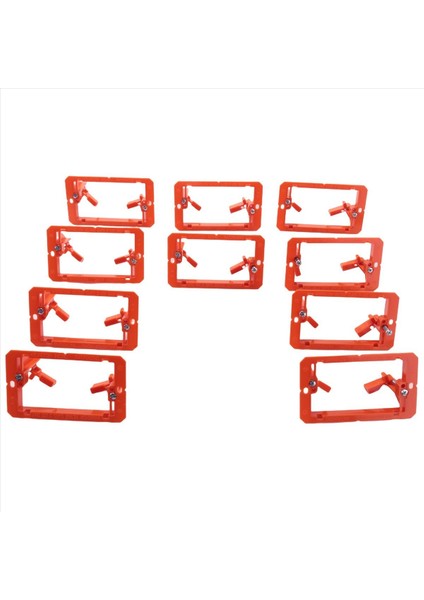 Düşük Voltajlı Montaj Braketi 1 Çete Çok Amaçlı Alçıpan Montaj Duvar Plakası Braketi - (Tek Çete, 10 Paket) (Yurt Dışından)