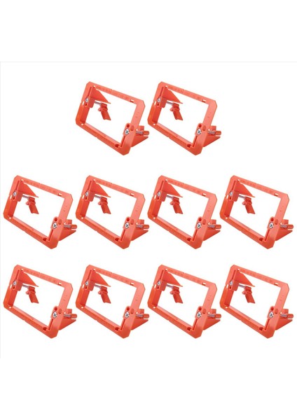 Düşük Voltajlı Montaj Braketi 1 Çete Çok Amaçlı Alçıpan Montaj Duvar Plakası Braketi - (Tek Çete, 10 Paket) (Yurt Dışından) fiyatları